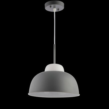 Simon 12" Adjustable Metal/Glass LED Pendant - JONATHAN Y